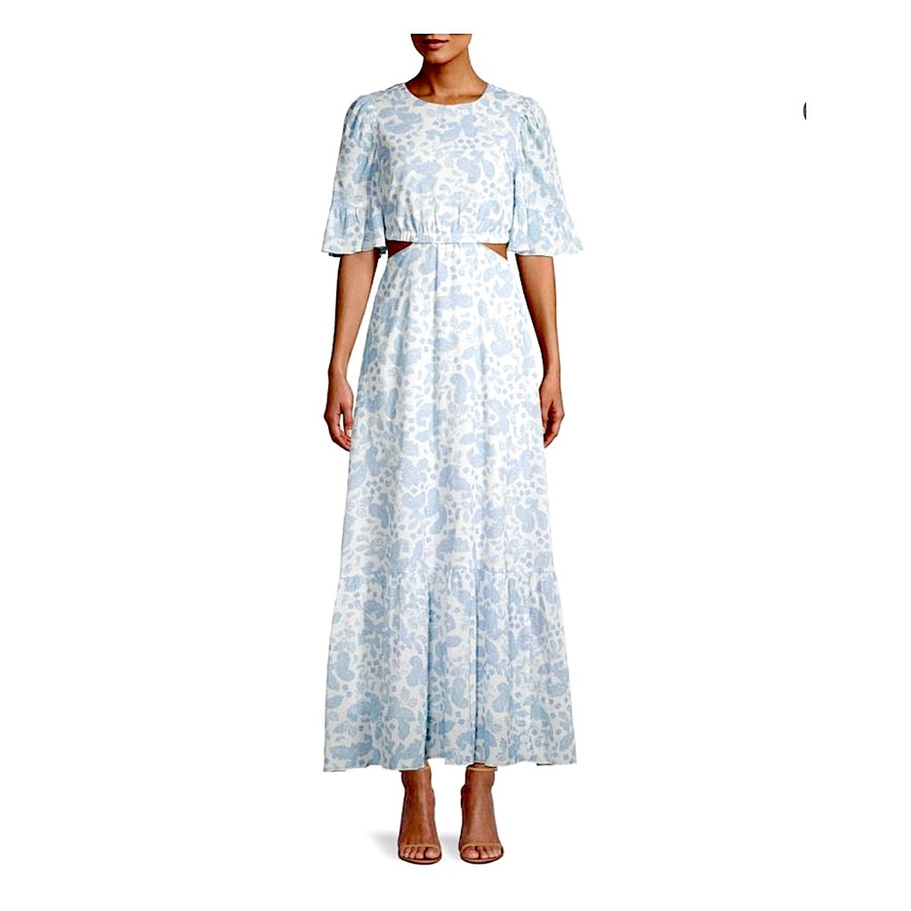 Hansen + Gretel Josephine Cut Out Maxi Dress small